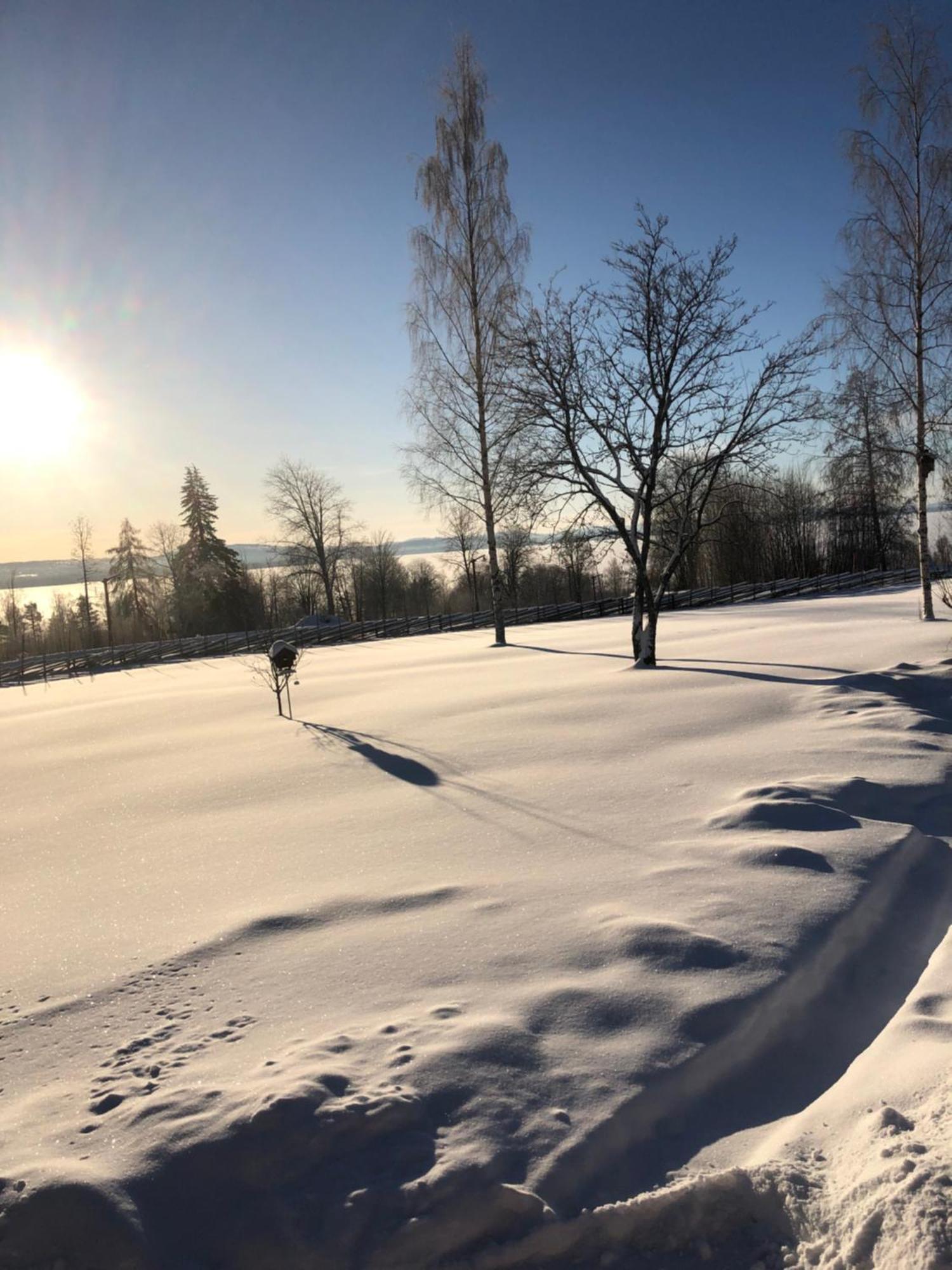 Mysigt Boende I Raettvik Med Utsikt Oever Siljan Exterior foto